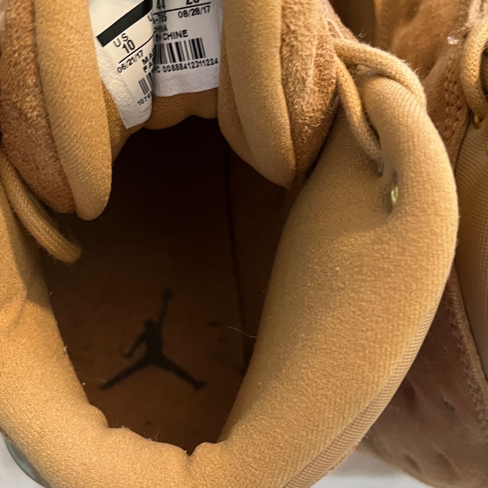 Size 10- iconic Nike Air Jordan 13 Retro Wheat 2017, 414571-705 Men’s authentic - Picture 6 of 11